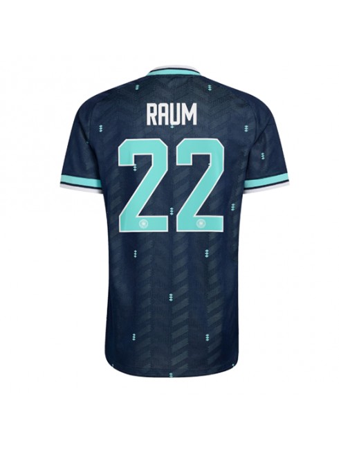 Muži Futbalové oblečenie Nemecko David Raum #22 MS 2026 Krátky Rukáv - Preč Muži Futbalové oblečenie Nemecko David Raum #22 MS 2026 Krátky Rukáv - Preč